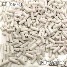 20 High-Quality Mechanical Automatic Pencil Tail Mini Erasers Per Set, Convenient And Replaceable Cores, Suitable For Artistic Sketching, Painting, And Highlight Writing Stationery Supplies (20 Small Erasers) School Supplies,Back To School - one-size - View 1