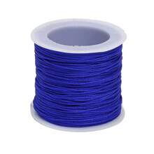 1pc/Lot 0.8mm 50M/Roll Nylon Cord Thread Chinese Knot Macrame Cord Bracelet Braided String DIY Tassels Beading Shamballa Thread - Jade Line - View 26