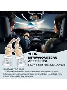 Aromaterapia para auto de 8ml, desodoriza el automóvil, elimina olores, mantiene el aroma, fragancia fresca de larga duración, lavanda, rosa, jazmín, sal marina, limón, apto para todo tipo de ropa, baños, dormitorios, armarios, salas de estar y ambientadores de automóvil - Varias fragancias - Ver 9