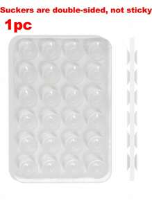 1 pieza/2 piezas Soporte para teléfono con ventosa de silicona doble cara, forma cuadrada, 14 opciones de color, soporte móvil, portátil y móvil