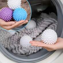 2pcs/4pcs/6pcs, Reusable Laundry Balls, Anti-Tangles, Fabric Softener, Stain Remover - Essential Washing And Drying AIDS For Soft Cleaning Clothes, Random Colors, Halloween Gifts, Christmas Gifts, Christmas Best Gifts