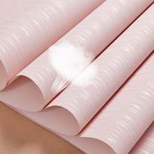 Pink Striped Wallpaper, Modern 3D Embossed Wallpaper With Metallic Silver Glitter Texture, Suitable For Bedroom, Adult, Teenager, Living Room, Study, Corridor, Hall