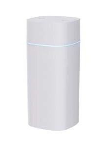 Humidificateur à double brumisation de 600 ml avec veilleuse changeant de couleur - brume fraîche ultrasonique silencieuse pour la chambre | 7 couleurs LED | Arrêt automatique | Diffuseur d'aromathérapie | Humidificateur d'air portable pour bureau, bureau, voyage