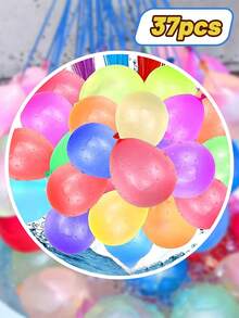 666 个水球快速填充套装，夏季泼水趣味水上派对游戏，家庭户外泳池水上玩具，户外户外水上玩具，朋友，夏日乐趣，泳池，生日派对，泳池日，生日气球 - 彩色 - 查看 14