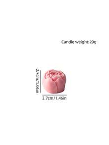 2支装可爱迷你玫瑰香氛蜡烛，持久留香，卧室香氛，家居装饰，女士生日礼物，DIY香氛蜡烛，适用于家居装饰、壁炉、客厅、中央装饰、办公室、情人节礼物、蜡烛套装、香氛蜡烛、送给朋友、女性、婚礼等场合的礼物 - 彩色 - 查看 10