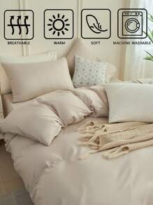 2pcs/Set Khaki Premium Brushed Microfiber Envelope Pillowcases Set, Soft Breatheable Pillow Covers Without Filling Luxurious, Ultra Soft And Breathable, No Filler, Machine Washable ,Good Gifts For Friend And Trip  Cooling Pillow Covers With Envelope Closure, Luxury Bed Pillow Cover, Ultra Soft Hotel Pillow Protector, Fit For Standard Queen King Twin Back School Domitory Bedding