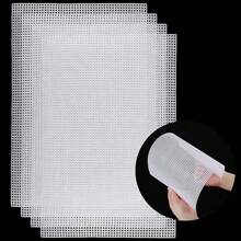 Sewing Plastic Canvas Sheets White Mesh Sheets For DIY Embroidered Woven Crafts