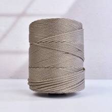 1 Pieza de Cuerda de Poliéster Crochet Bolsa Cuerda Macrame Hilo Crochet Regalo para Tejedores Hilo para Hacer Sombrero DIY, Bolso, Suéter, Sombrero