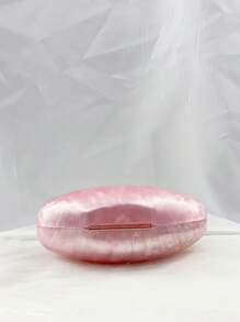 Geantă de mână minimalistă din marmură acrilică la modă, geantă de umăr elegantă, personalizată, estetică, cu lanț crossbody