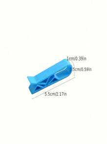10/20/200pcs Blue Trash Can Trash Bag Fixing Clips, Non-Slip Paper Basket Garbage Bag Clips, Trash Can Side Clip, Bag Sealing Clips