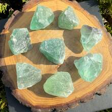 30g/100g/230g Options-Premium Green Fluorite Crystal Stone - Natural Crystal For DIY Jewelry Making, Unique Gift Idea & Elegant Desk Decor - Perfect For Birthdays & Anniversaries - - Green Fluorite - View 7
