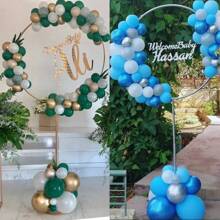 1set Round Balloons Stand Holder Plastic Balloon Arch Frame For  Shower Wedding Birthday Party Decoration Ballon Ring Hoop