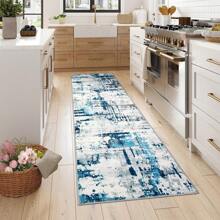 Modern Abstract Printed Carpet Machine Washable Carpet Soft Foldable Carpet Living Room Decorative Carpet With Non-Slip Backing For Bedroom Hallway Dining Room Office Farmhouse
