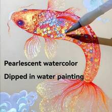 Set de 180 colores de pigmentos de acuarela de perla falsa sólida - Suministros de arte profesionales para pintura, arte de uñas y manualidades de flores de hilo | Muy pigmentados, fáciles de recoger | Ideal para artistas, estudiantes y entusiastas del DIY