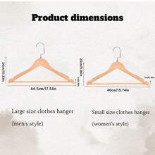 1pc Customized Laser-Engraved Solid Wood Clothes Hanger, Non-Slip, Seamless, Wooden Garment Hanger For Home, Hotel, Clothing Store, Professional Organizer Use