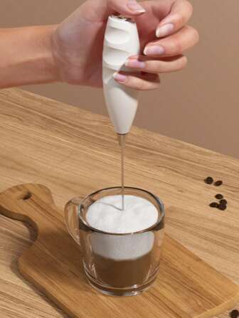 New Milk Frother, Powerful Hand Milk Frother, Mini Milk Frother, Coffee Mixer, Stainless Steel Coffee & Beverage Mixer, For Latte, Cappuccino, Matcha, Hot Chocolate, Portable Foam Maker, Cordless Electric Mini Coffee Maker Back To School