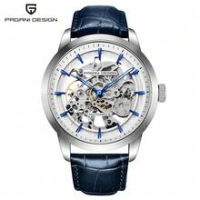 PAGANI DESIGN 新款男士奢华自动机械表不锈钢防水运动皮革男表 PD-1638