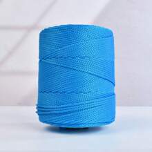 1 Pieza de Cuerda de Poliéster Crochet Bolsa Cuerda Macrame Hilo Crochet Regalo para Tejedores Hilo para Hacer Sombrero DIY, Bolso, Suéter, Sombrero