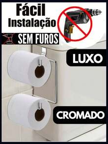 Toilet Paper Holders - Plateado - Ver 1