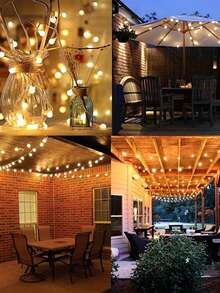 1 件球形 LED 灯串 - 电池供电，暖白色仙女灯，小白球灯串，LED 卧室灯，非常适合卧室、教室、宿舍、露营棚、婚礼和圣诞装饰，营造出十足的氛围，舒适的暖白色球形仙女灯，非常适合房间环境、婚礼光芒和圣诞魔法（注意：不含电池）