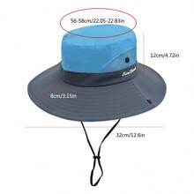 1 Piece, Unisex Sun Protection Bucket Hat, Women's Summer Sun Hat, Outdoor Quick Drying Hat, Suitable For Matching With Summer Clothing And Dresses