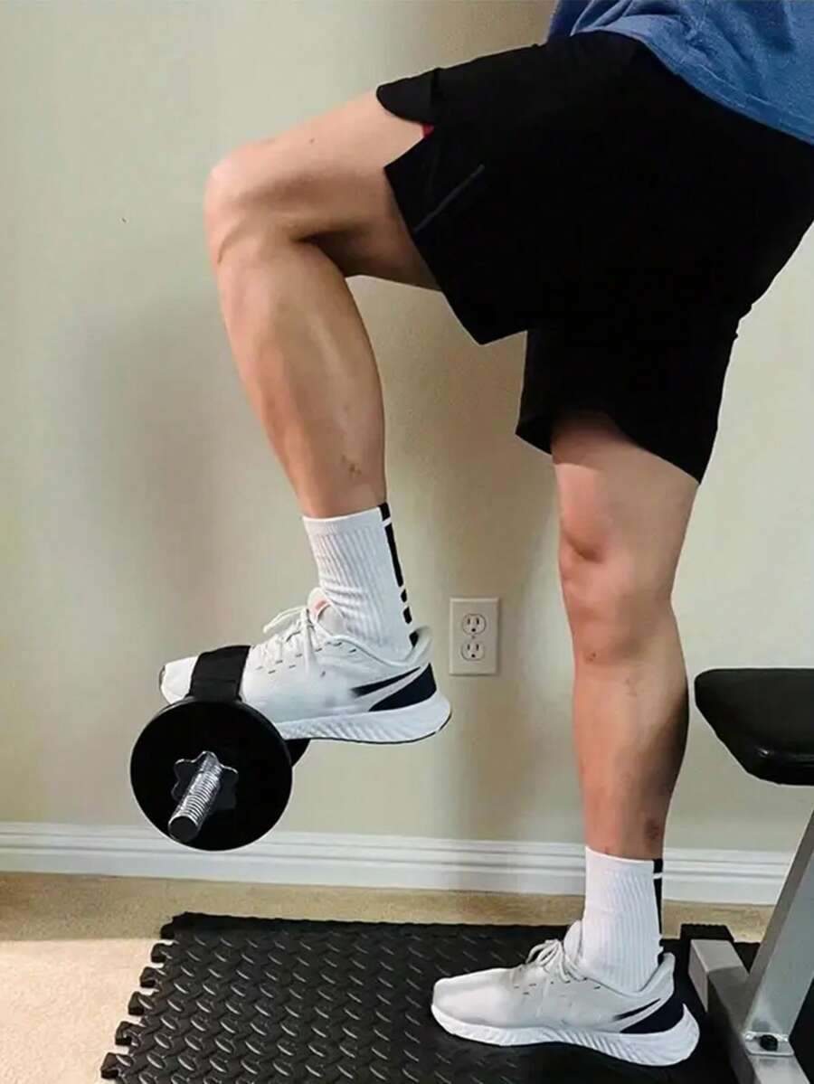 1件哑铃训练踝带，腿部肌肉训练器，胫骨夹板踝带 - 彩色 - 查看 1