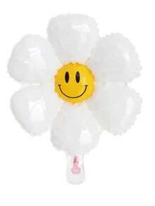 5/3/1pc White Small Daisy And White Large Daisy Balloon Party Decoration Balloons, Suitable For Weddings, Birthdays, Graduation Ceremonies, Bachelor Party Decoration, Gender Revealing, Party Decoration, Indoor And Outdoor Decoration Back To School Valentine Day - Multicolor - View 8