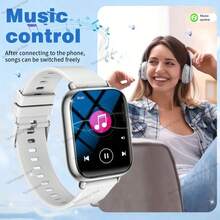Full Touch Sports Smart Watch - TFT Full Touch Screen, USB Rechargeable, With Wireless Calls And Message Reminders, Weather Updates, Multiple Sports Modes, Sports Tracking Devices, Unisex, Remote Camera And Music Life, Perfect Gift Choice For Friends, For IPhone And Android - 黑色 - 查看 7