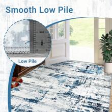 Modern Abstract Printed Carpet Machine Washable Carpet Soft Foldable Carpet Living Room Decorative Carpet With Non-Slip Backing For Bedroom Hallway Dining Room Office Farmhouse