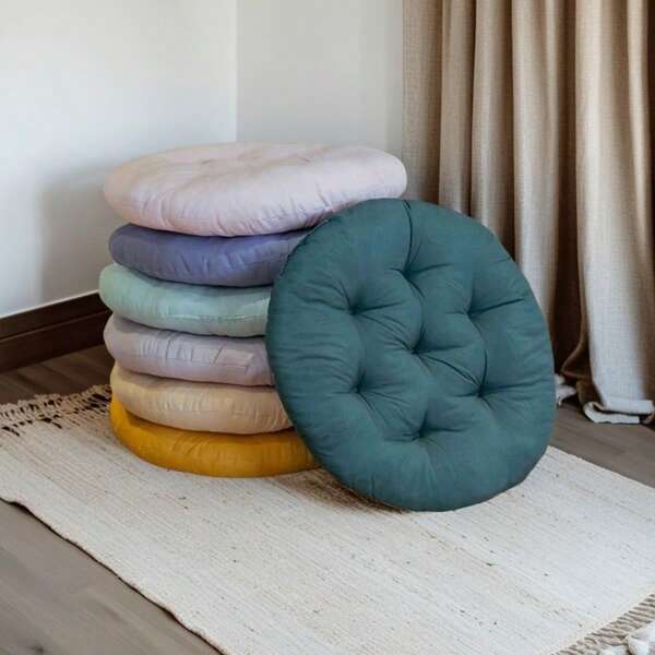 1 pièce Coussin de chaise rond épaissi, coussin de chaise de salle à manger, coussin de chaise super doux rond, coussins de siège pour bureau et étudiant, coussin de chaise, coussins de séance de tatami, cadeaux pour anniversaire et remise de diplôme