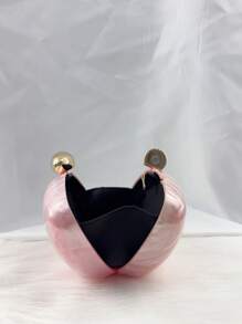 Geantă de mână minimalistă din marmură acrilică la modă, geantă de umăr elegantă, personalizată, estetică, cu lanț crossbody