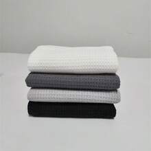 4 Stück einfarbige Waffelmuster Geschirrtücher, Ananas-Gitter Reinigungstücher, Küchen-Wischtücher, Größe 36*36cm