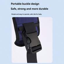 1 pièce Porte-bébé, couleur noire, longueur réglable, sac à dos de mode pour bébé convenant de 6 à 48 mois, toutes saisons - Noir - Voir 4