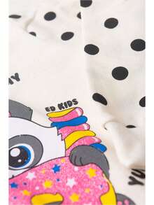 Conjunto Infantil Feminino Moletom Peluciado Menina 2 Ao 14 Anos Conjunto Menina - Pronta Entrega - Champanhe - Visão 4