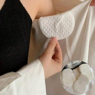 20pcs/40pcs/50pcs Underarm Sweat Pads, Clothing Sweat Protection Patches, Breathable Invisible Underarm Pads, Keep Dry And Comfortable, Suitable For Daily Use, Sports And Travel