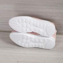 Women's Summer New Mesh Casual Sneakers, Fashionable Lightweight Anti-Slip Athletic Couple Shoes - Pink - View 6