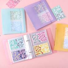 25 pièces Album porte-cartes style coréen Gukka, étui transparent, album photo à feuilles mobiles, livre de rangement pour cartes postales et autocollants, organisateur de planner étudiant, retour à l'école, fournitures scolaires