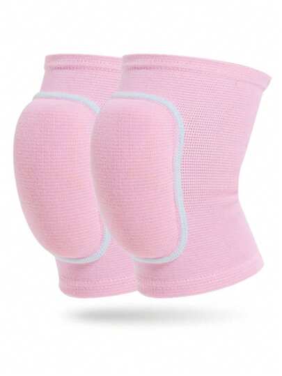 1 Pair Thick Sponge Knee Pads And Elbow Pads For Dancing, Volleyball, Football, Roller Skating, Outdoor Cycling, Sports Kneeling Protection