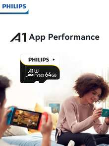 PHILIPS 飞利浦高速存储卡，C10 A1 TF卡，适用于平板电脑/手机/相机/车载音响/游戏机，多种容量可选：8GB/16GB/32GB/64GB/128GB/256GB