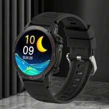 1pc Silicone Strap Smart Watch For Women, 1.43" AMOLED HD Screen, Sports Activity Tracker, Calculator, Alarm, Music Player, Remote Camera, Message Notification, Bluetooth Compatible With Android & IOS, Suitable For School, Exercise, Gift-Giving And More Occasions