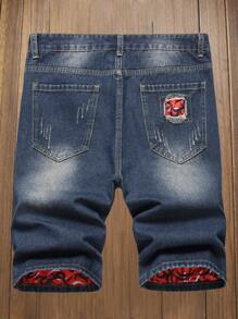 Men's Fashion Casual Outdoor Versatile Denim Shorts
