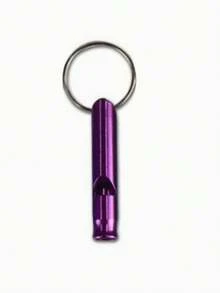 1pc Small Aluminum Alloy Whistle, Survival Whistle, Emergency Whistle, Training Whistle