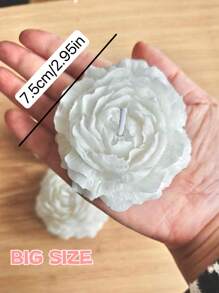 1pc Peony-Shaped Candle Small Size Multi-Colour Gift For Female Friends Valentine's Day Birthday Gift For Home Decoration Scented Candle Gifts Graduation