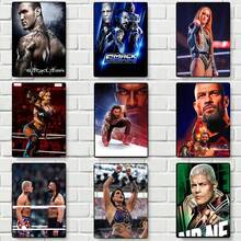 1 件无框墙面艺术海报，流行职业摔跤，Lomon Lens、Cody Rhodes、J-John Cool C-Cena 高清精美海报，DIY 房间酒吧咖啡馆。可选配相框 - 彩色 - 查看 2