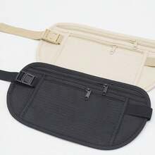 隐形腰包钱包护照夹旅行防盗腰包男女通用多功能超薄钱包女士钱包钱袋