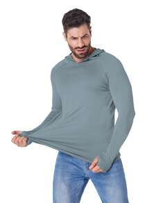 TELALEO 5 Pack Men's Athletic Hoodies Long Sleeve Fishing Shirts For Men UPF SPF UV Sun Protection Shirts Lightweight Rash Guards