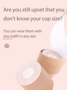 1roll Boob Tape Lift Firm Your Breasts, Nipple Cover Breathable Breast Lift Tape For A-E Cup Large Breasts!