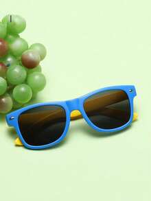 4pcs Kids Fashion Glasses Set, Minimalist Design With Various Styles And Color Combinations, Suitable For Daily Wear, Outdoor, Spring Travel, Camping, Photo Shoots - Multicolor - View 3