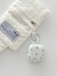 星星韩式别致星空图案 4 款保护壳适用于 Apple Pro 2 无线蓝牙耳机，兼容 3 1/2 全新设计