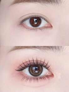 60 件/套偶像组 ACE 无胶假睫毛，自然逼真的小纤细 C 型卷翘睫毛，三部分向日葵簇睫毛，睫毛簇，睫毛簇，单根睫毛，睫毛，假睫毛 - C - 查看 9